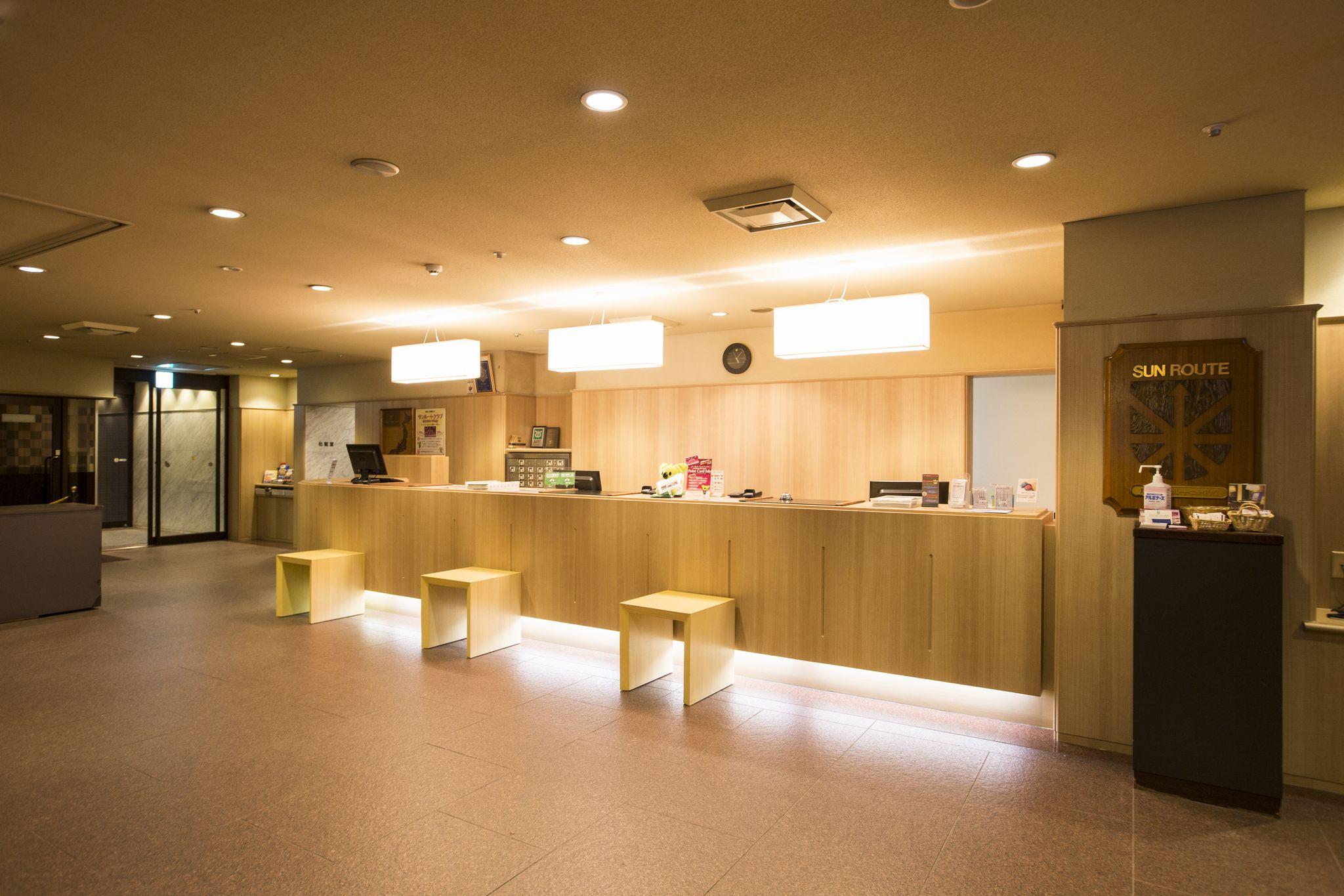 Hotel Sunroute New Sapporo Exteriör bild