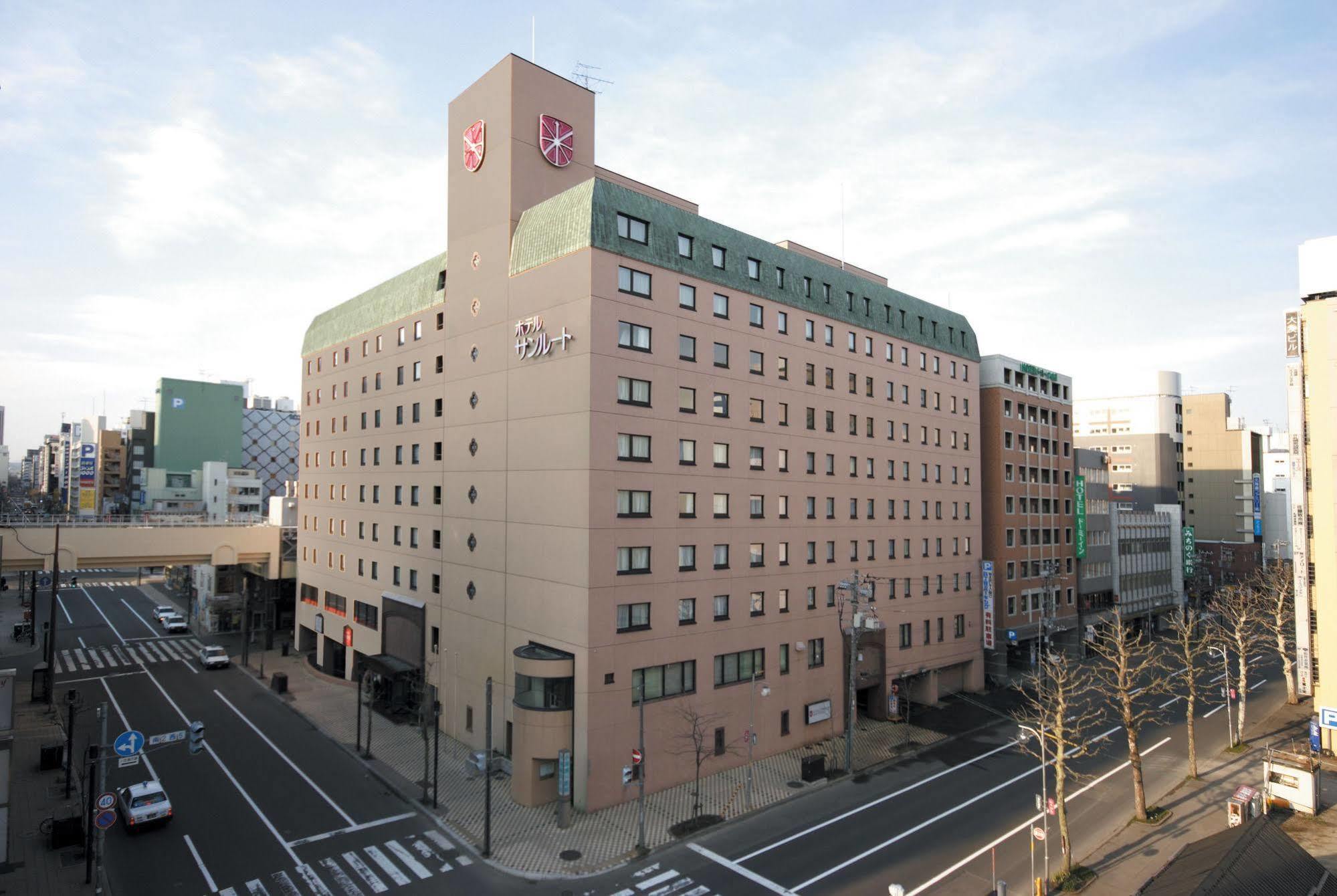 Hotel Sunroute New Sapporo Exteriör bild